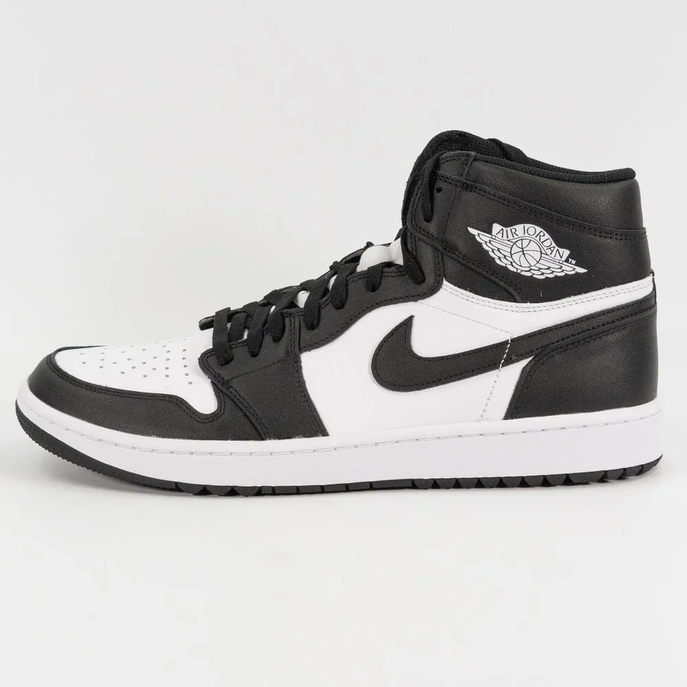 Air Jordan 1 High Golf 'Panda' DQ0660-101 Spikeless Cleats size 14